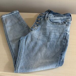 Express Light Wash Skinny Jeans